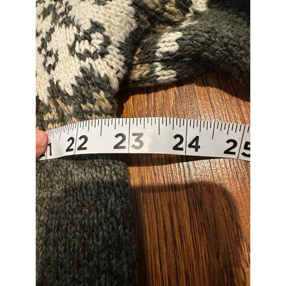 Reverb Vintage Men's Fair Isle Full Zip Cardigan Sweater – Approx. Size XL Y2K - Picture 6 of 8